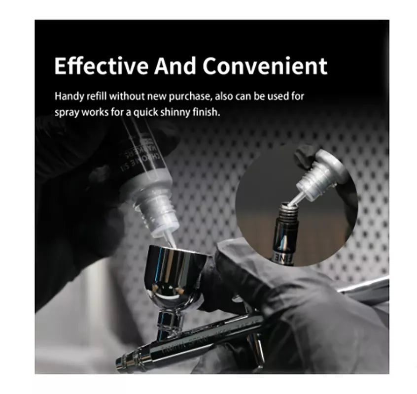 DSPIAE CR-10 Chrome Silver Refill For Markers 10ml