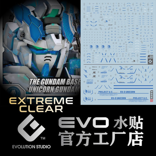 EVO E-RG30BL RG Unicorn Perfectibility (Blue) UV Evolution Studio Decals