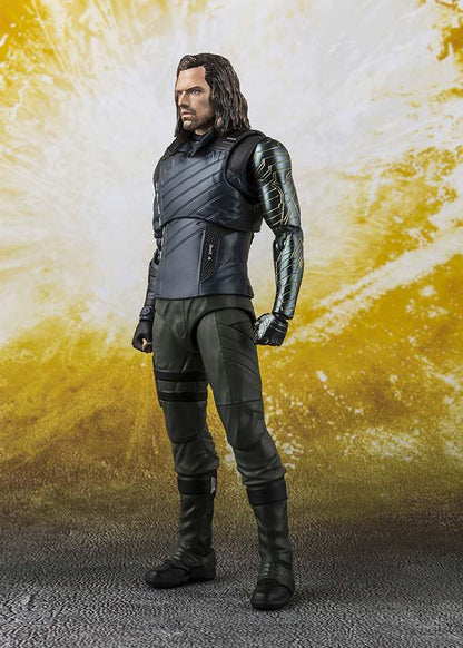Bandai Tamashii Marvel Avengers Bucky SHF Figure & Tamashii Impact Effect