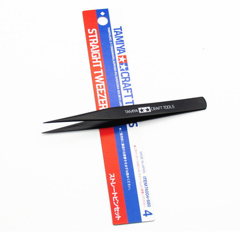 Tamiya 74004 Straight Tweezers Craft Tools