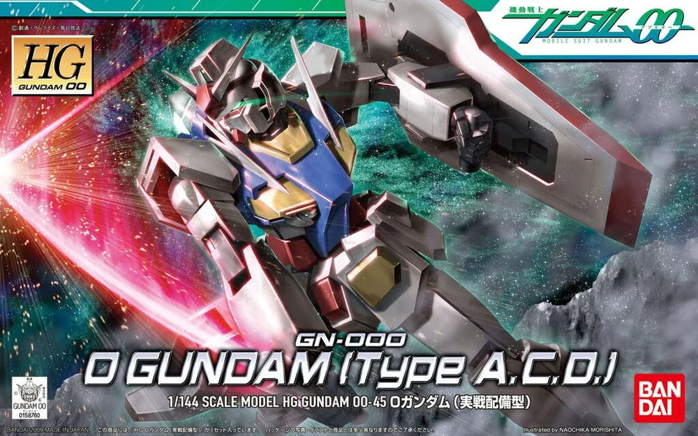 1/144 HG Gundam00 45 0 Gundam (Type A.C.D.)