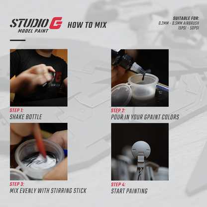 StudioG Model Paint GP-002 White V2
