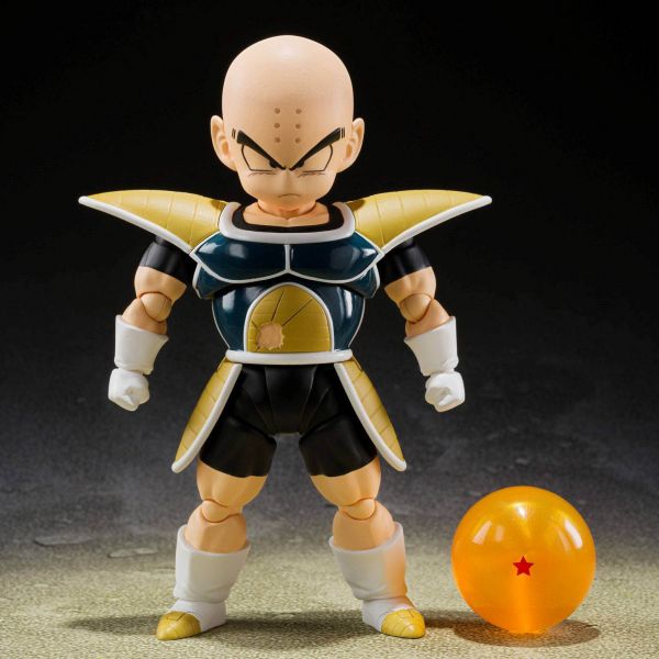 Bandai Tamashii Nations S.H. Figuarts Dragon Ball Z Krillin in Battle Cloth Action Figure