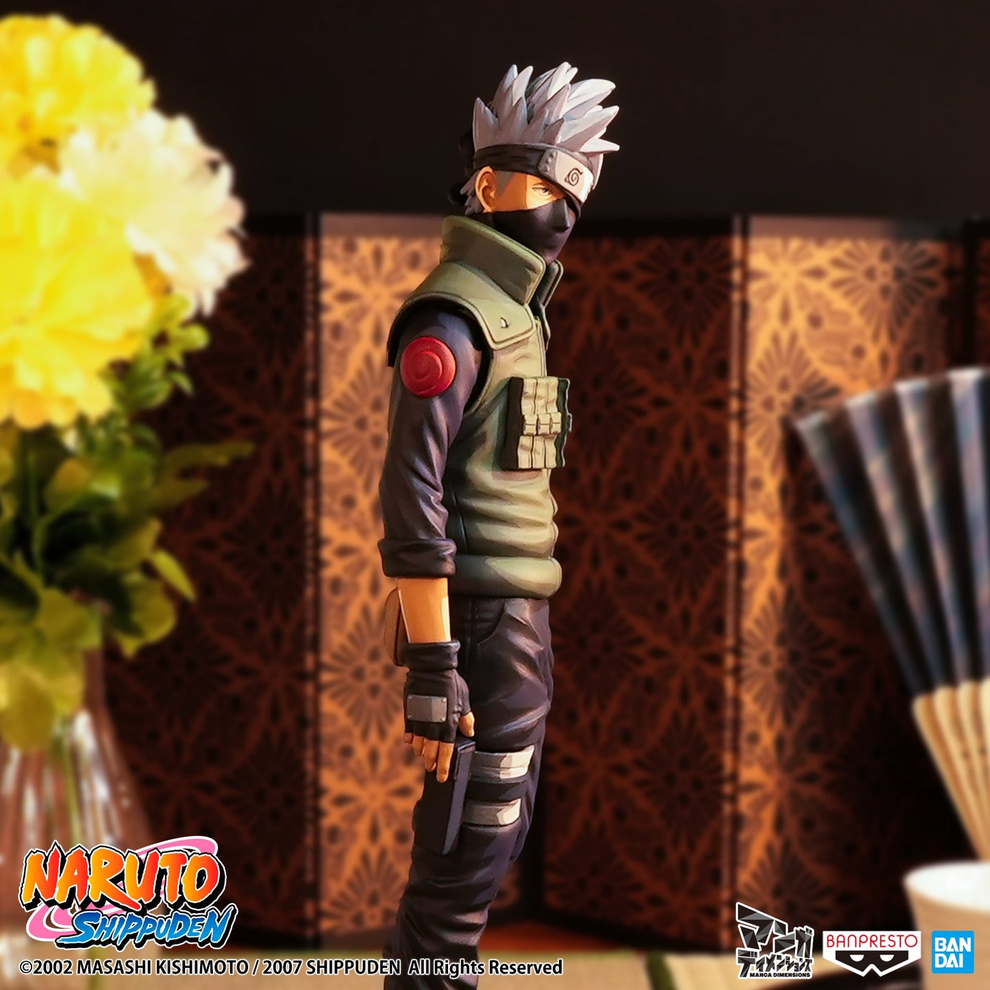 Banpresto Naruto Grandista Shippuden Hatake Kakashi Manga Dimensions Figure BP18663 29cm