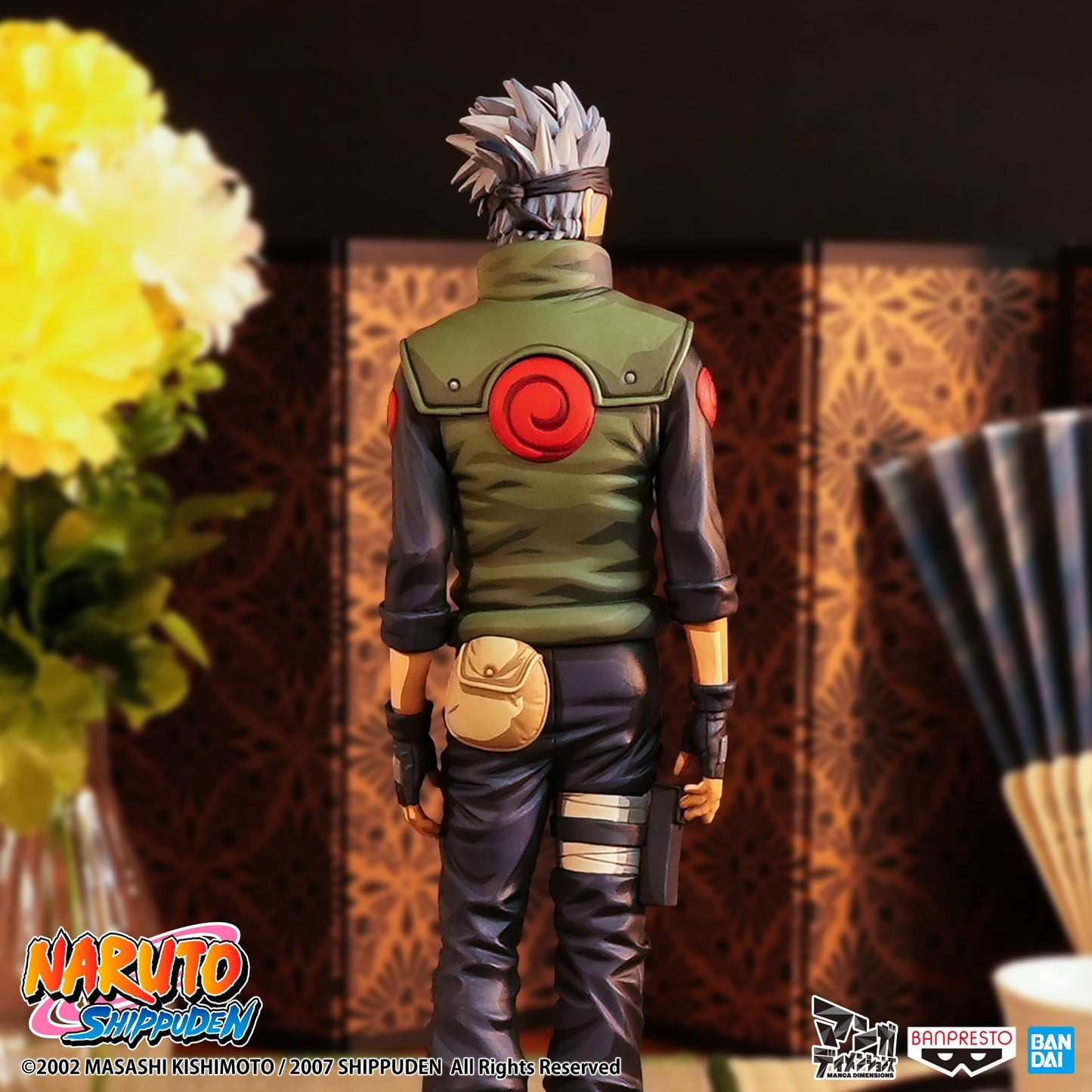 Banpresto Naruto Grandista Shippuden Hatake Kakashi Manga Dimensions Figure BP18663 29cm