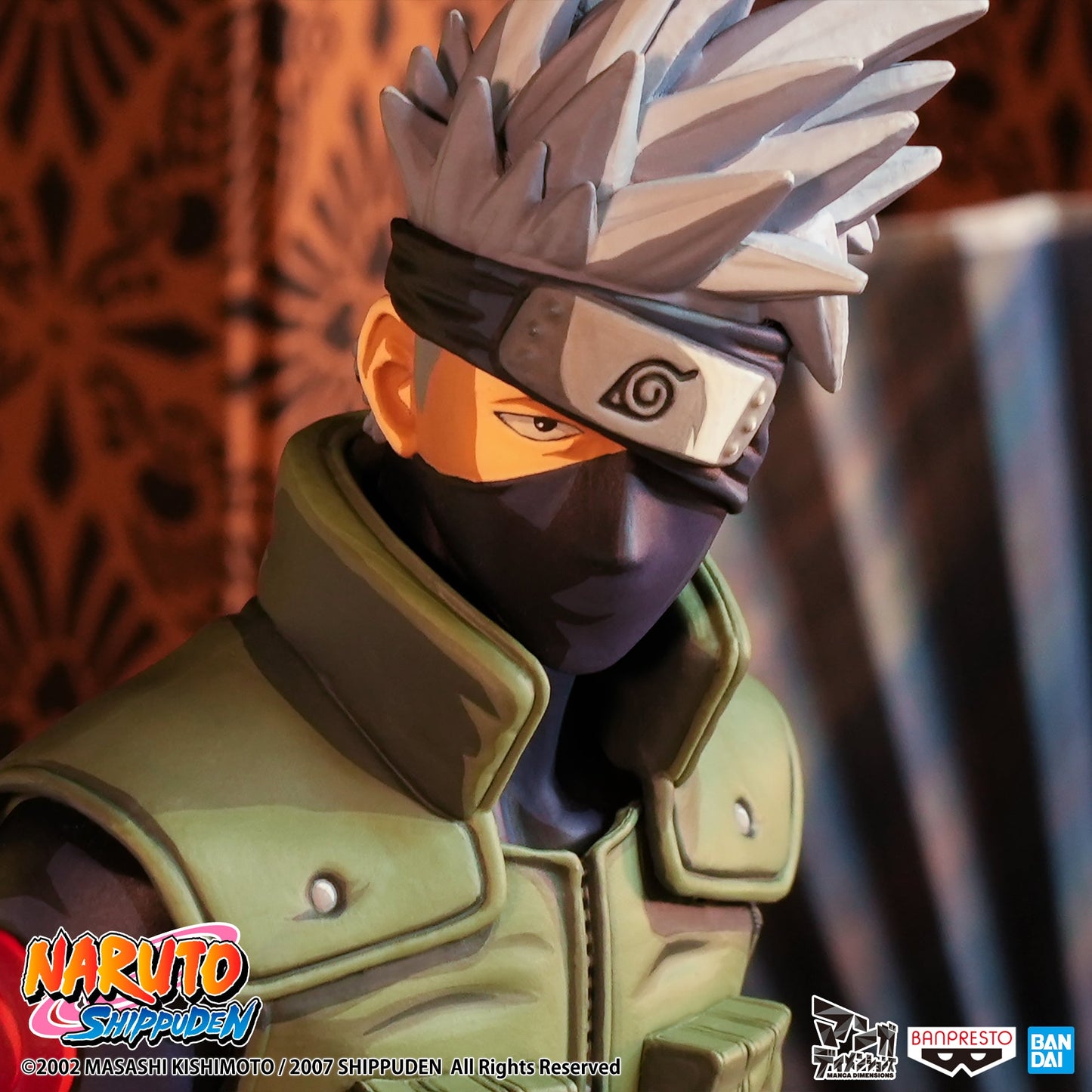 Banpresto Naruto Grandista Shippuden Hatake Kakashi Manga Dimensions Figure BP18663 29cm