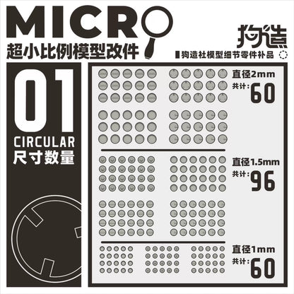GZ Studio MICRO Series Detail Upgrade Parts 3D Print for Mini Scale Models