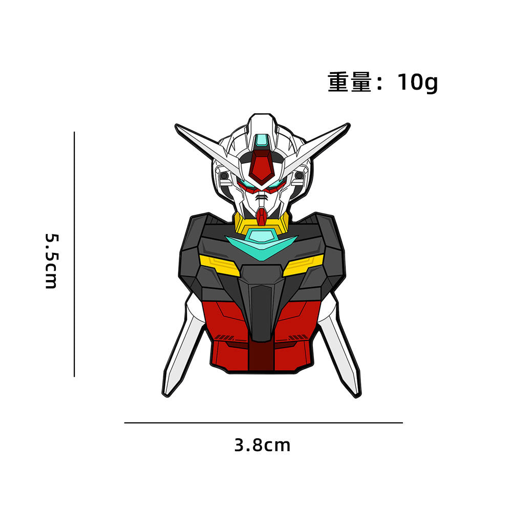 Pin Badge CZ3431 Anime Mecha Robot Head Enamel Pin Badge – Mecha Helmet Collectible