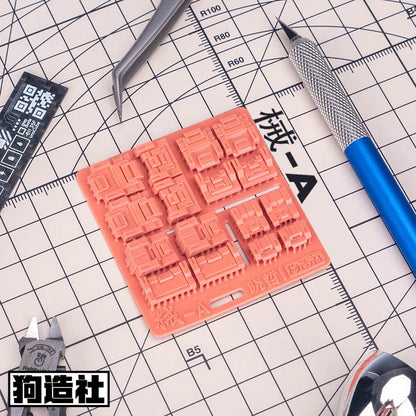 GZ Studio × Xiao Zhe Mechanical Detail Upgrade Parts Set (P-Bandai Style) – Universal Fit for Gundam Kits