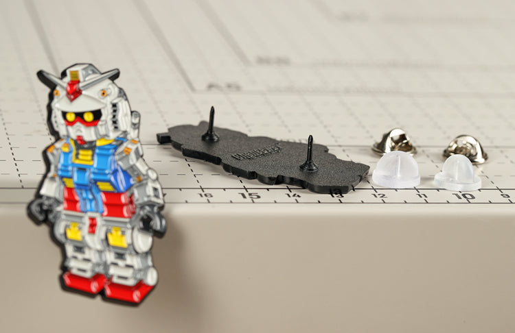 Mecha Mobile Suit Enamel Pin Custom Made Anime Rx-78 Sticker