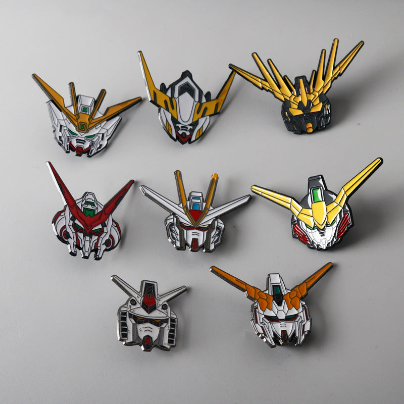 Mecha Mobile Suit Enamel Pin Custom Made Anime Robot Badge D-1216