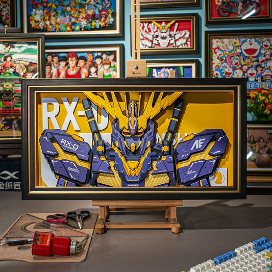 Framed Arts Handmade 3D Decor Paper Art RX-0 Banshee Picture