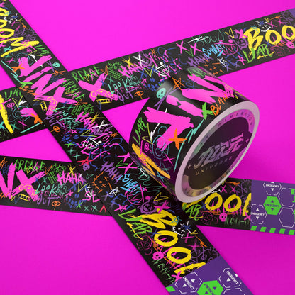 NDU Waterproof Decorative PET（Residue-Free）Tape for Designer Toys, Displays, Desktops & Creative Custom Projects