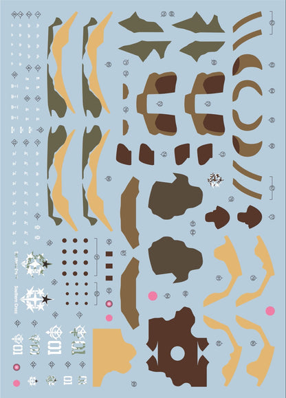 EVO - HG-G05 (UV) HG MS-06GD Southren Cross 01 or 03  Evolution Studio Decals