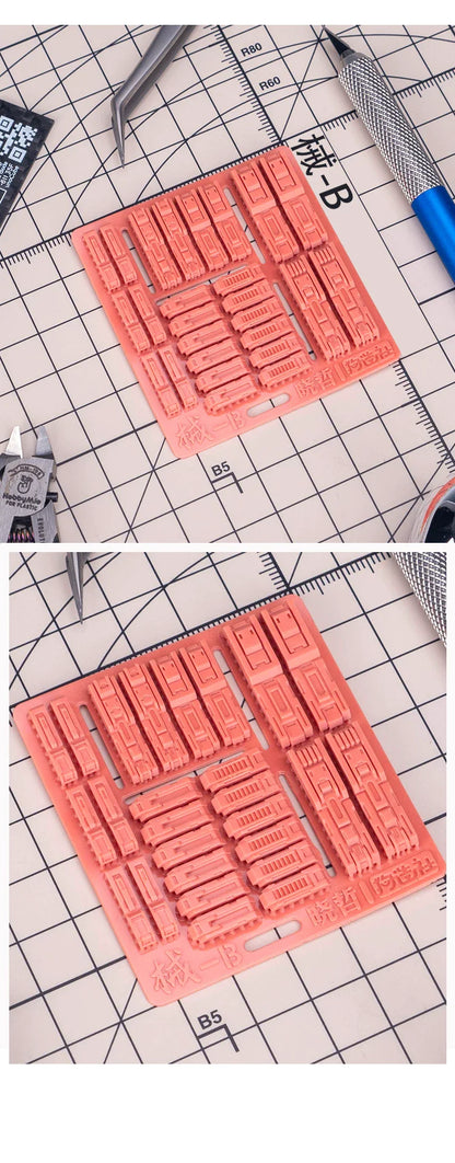 GZ Studio × Xiao Zhe Mechanical Detail Upgrade Parts Set (P-Bandai Style) – Universal Fit for Gundam Kits