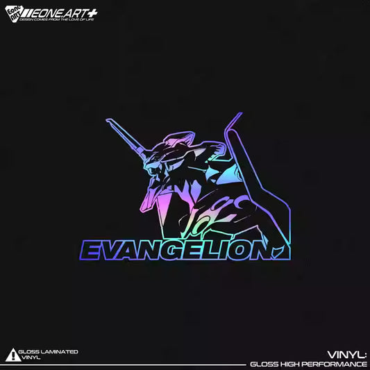 EONE Stickers Reflective Laser Mecha Waterproof Car & Glass Sticker STI0090