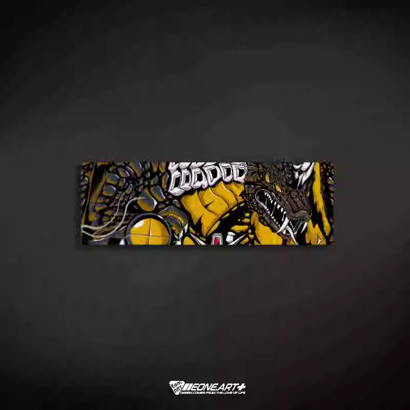 Stickers Reflective Mecha Waterproof Car & Glass Sticker STI0017