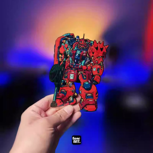 Stickers Reflective Mecha Waterproof Car & Glass Sticker STI0011