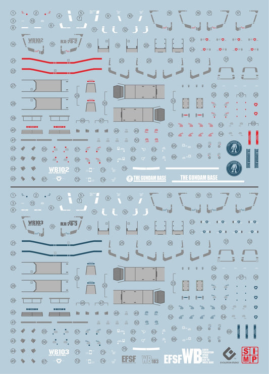 EVO - E-HG78BG (UV) HG Beyond Global RX78-2 Evolution Studio Decals