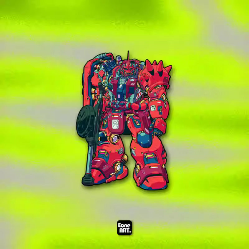 Stickers Reflective Mecha Waterproof Car & Glass Sticker STI0011