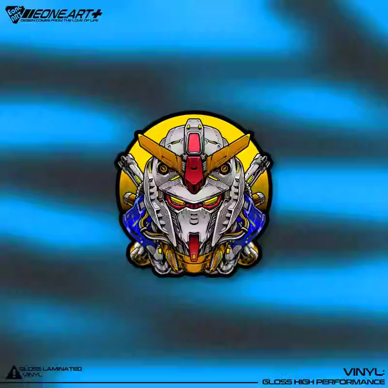 Stickers Reflective Mecha Waterproof Car & Glass Sticker STI0010