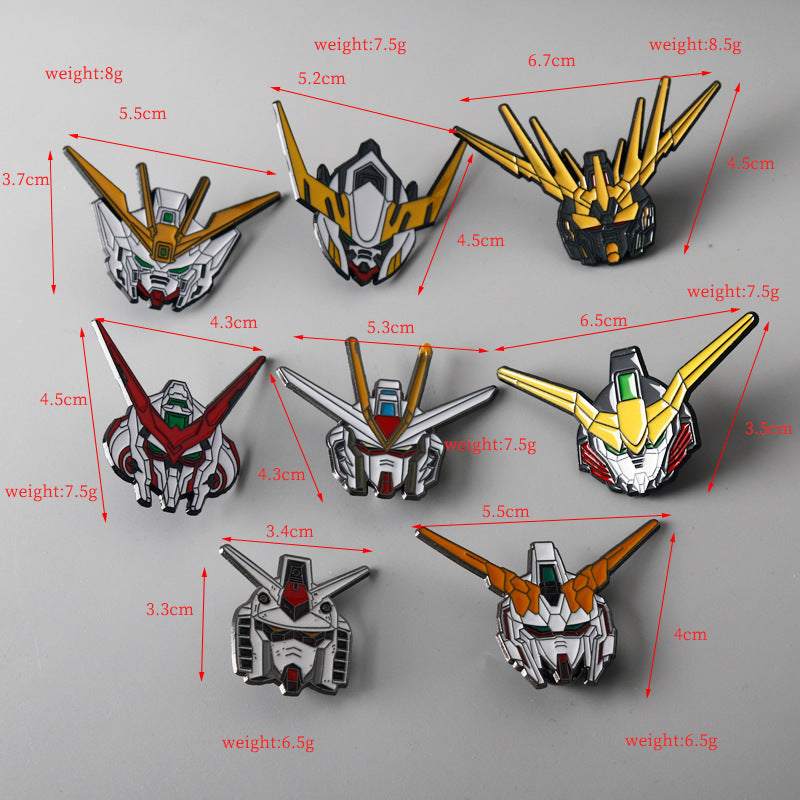 Mecha Mobile Suit Enamel Pin Custom Made Anime Robot Badge D-1216