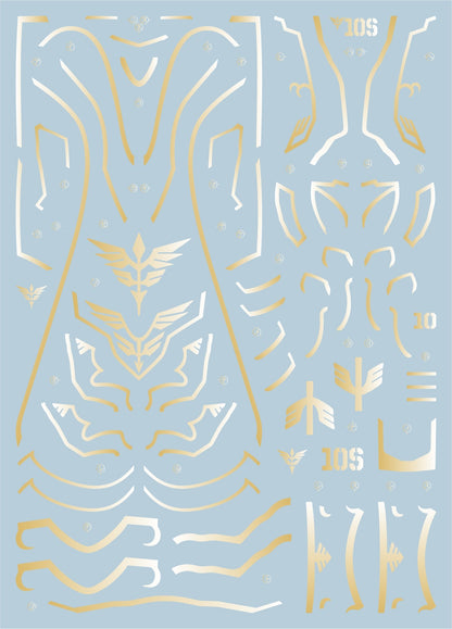 EVO - E-MG166 MG OVA Sinanju(Gilding+UV) Evolution Studio Decals