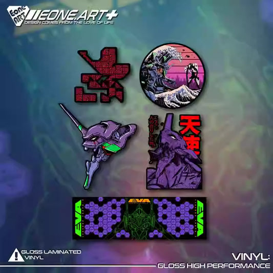 Stickers Reflective Mecha Waterproof Car & Glass Sticker STI0083