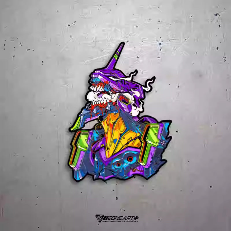 Stickers Reflective Mecha Waterproof Car & Glass Sticker STI0030