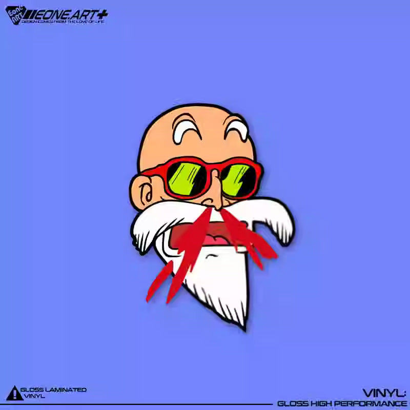Stickers Reflective Anime Waterproof Car & Glass Sticker STI0046