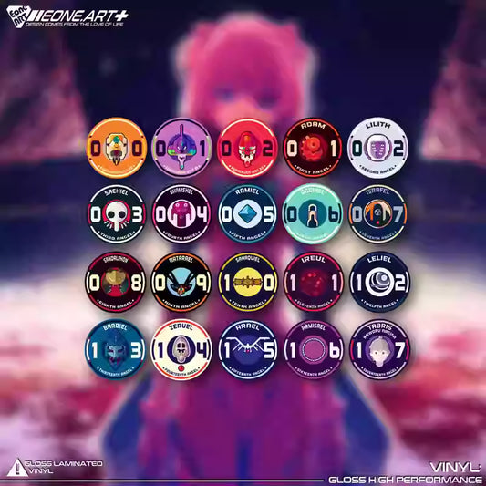 Stickers Reflective Mecha Waterproof Car & Glass Sticker STI0084
