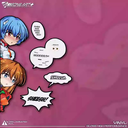 Stickers Reflective Mecha Waterproof Car & Glass Sticker STI0082