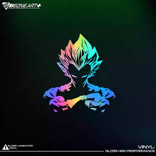 EONE Stickers Reflective Laser Anime Waterproof Car & Glass Sticker STI0089