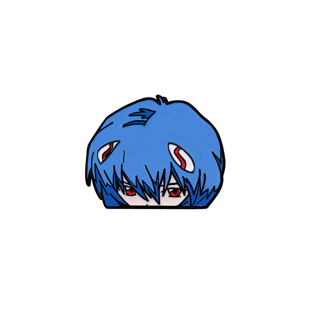 Pin Badge XX003 Anime Mecha Pilot & Robot Enamel Pin Badge – Sci-Fi Anime Collectible