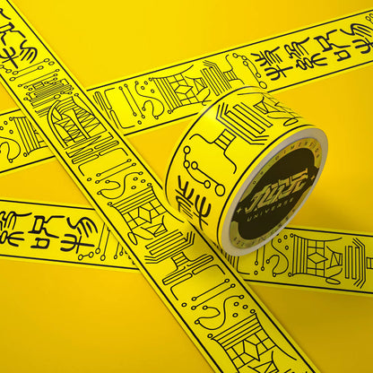 NDU Waterproof Decorative PET（Residue-Free）Tape for Designer Toys, Displays, Desktops & Creative Custom Projects