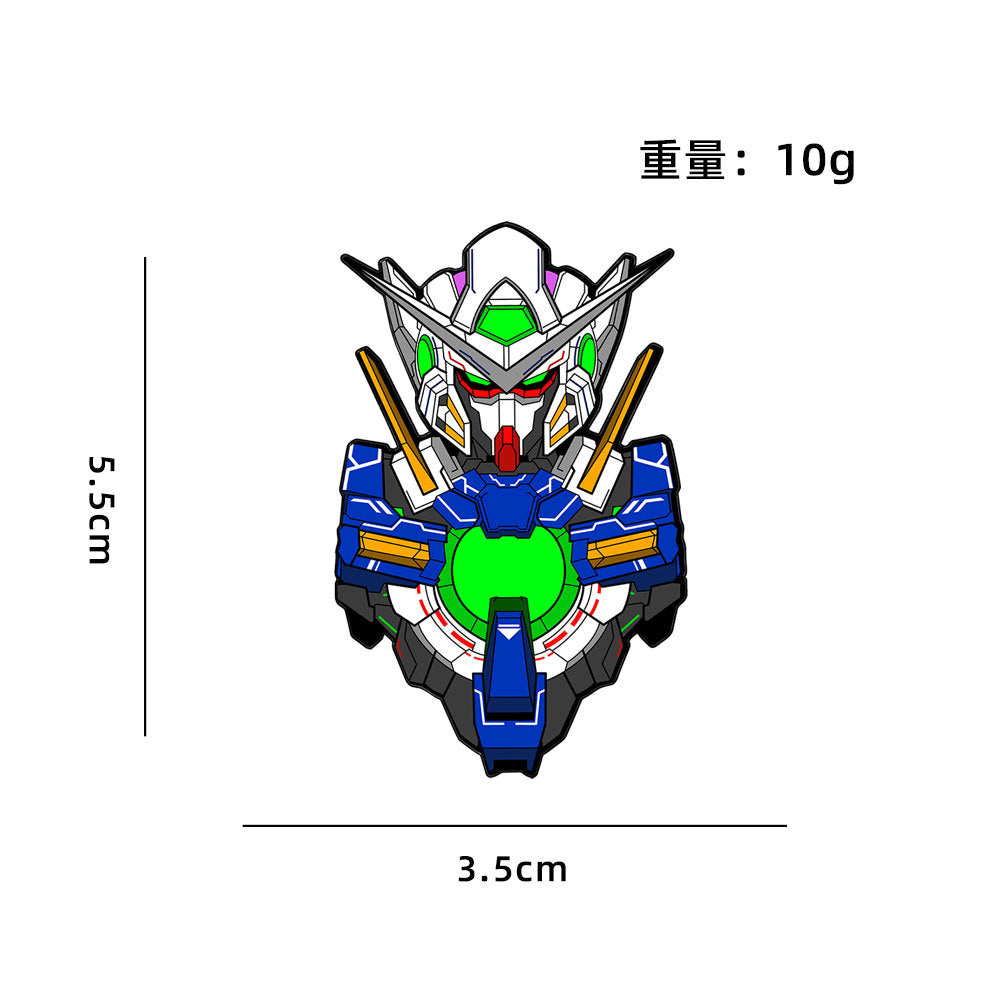 Pin Badge CZ3431 Anime Mecha Robot Head Enamel Pin Badge – Mecha Helmet Collectible