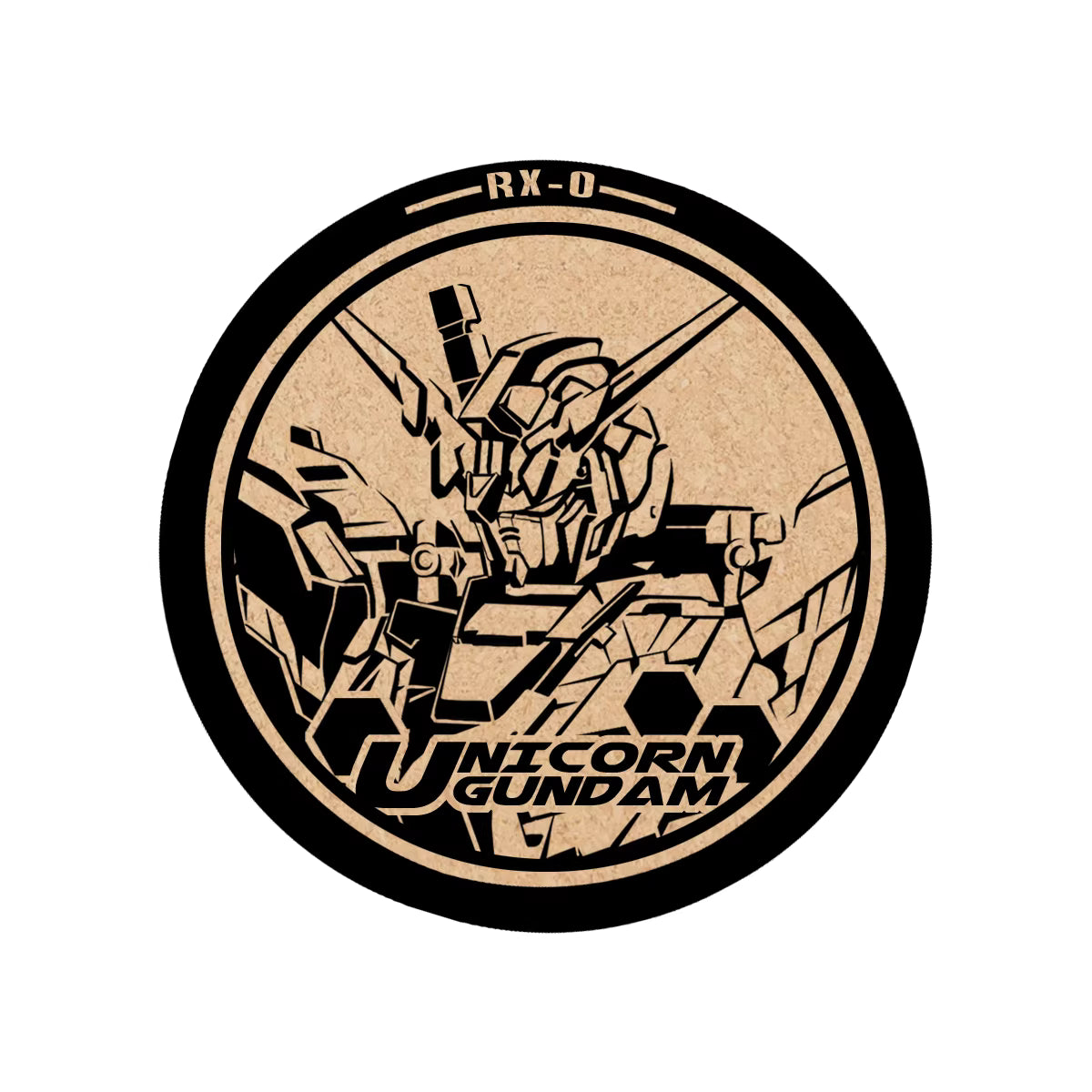 Comic Tale Mecha Design Cork Coaster