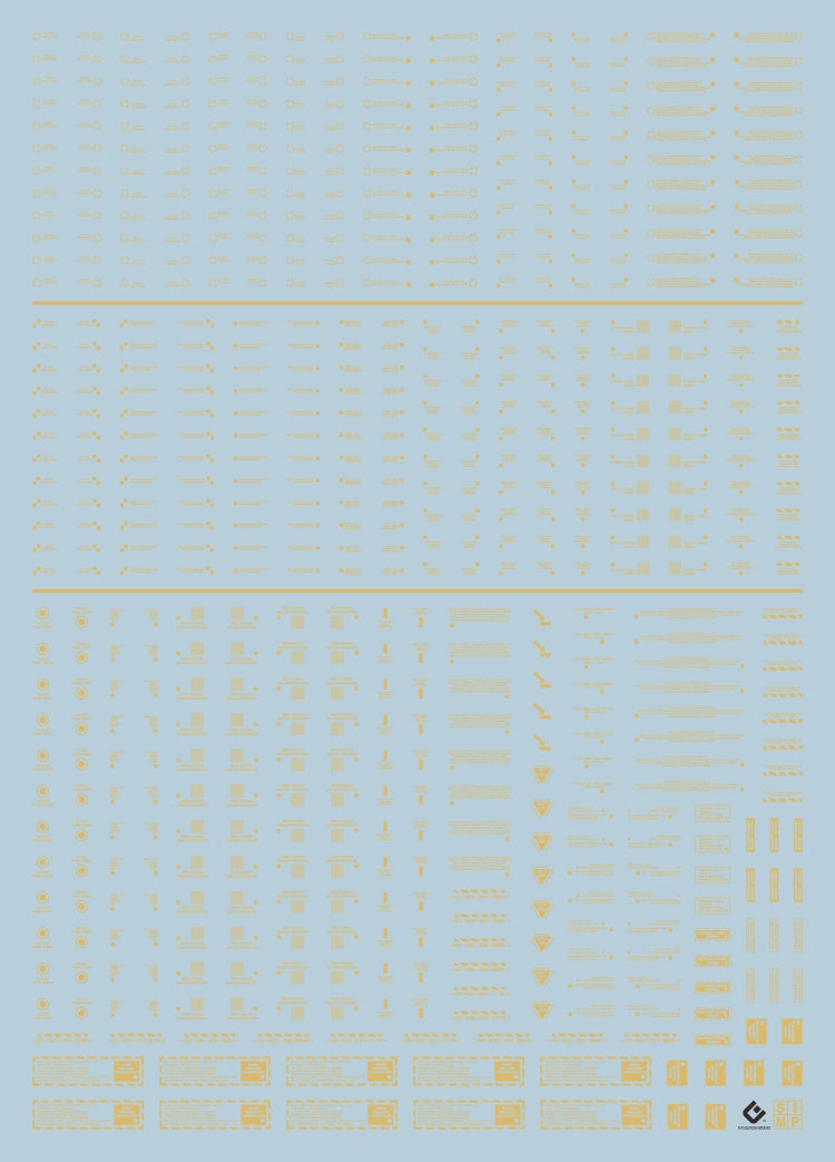 EVO General Chrome NC05-GD Gilding Evolution Studio Decals