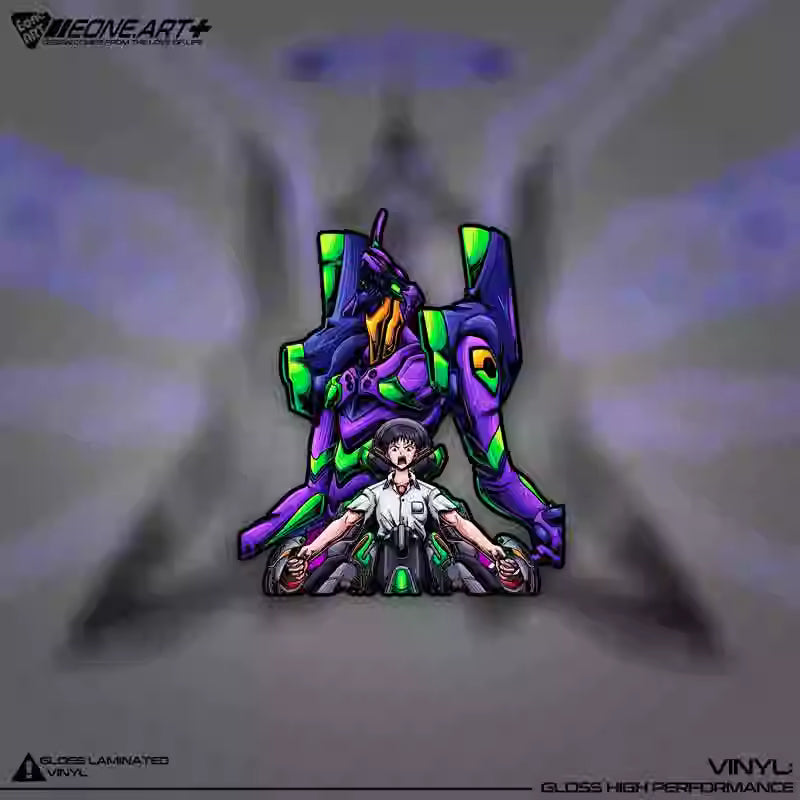 Stickers Reflective Mecha Waterproof Car & Glass Sticker STI0036