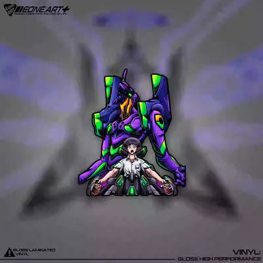 Stickers Reflective Mecha Waterproof Car & Glass Sticker STI0036