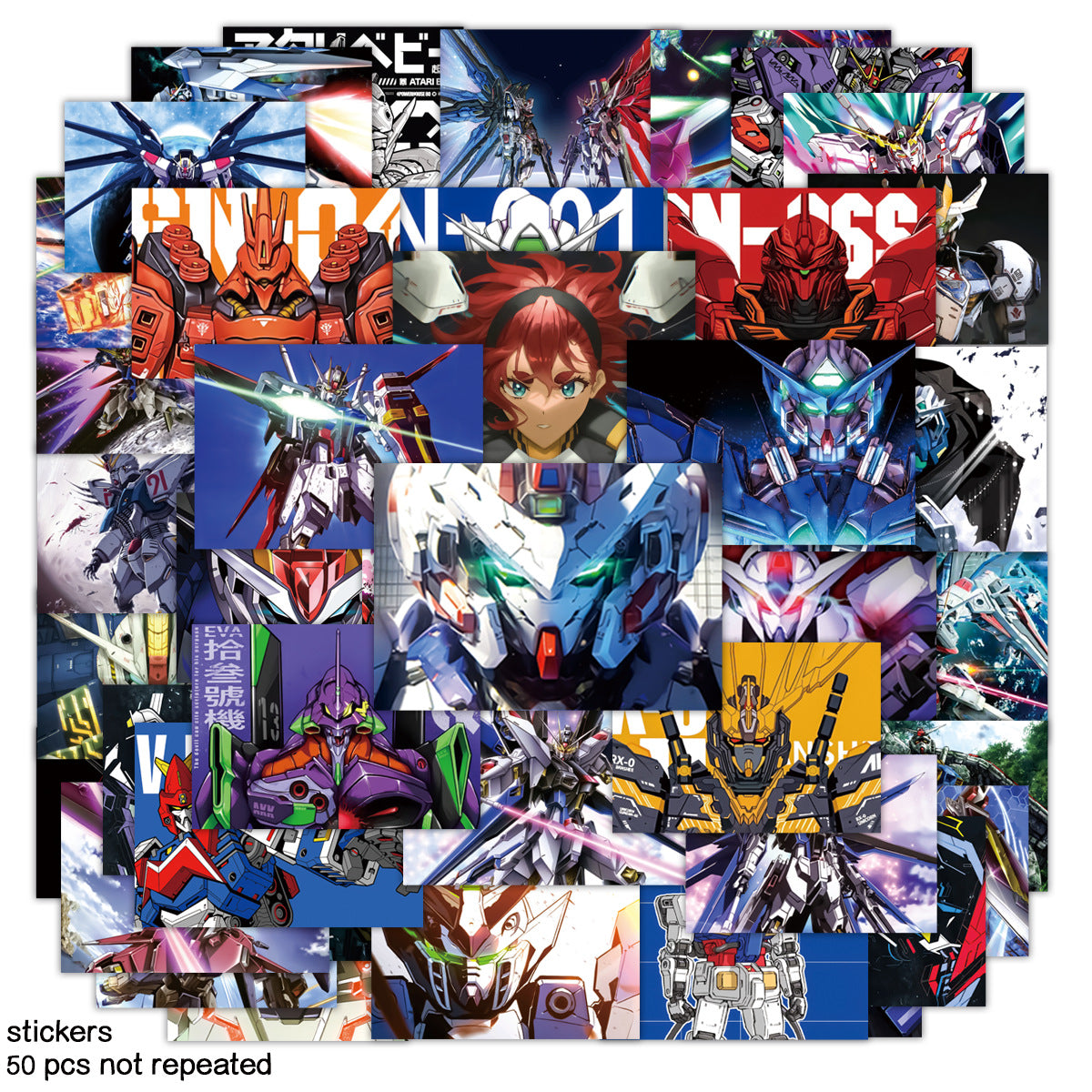 Stickers Mecha Paper sticker STI0001-0009
