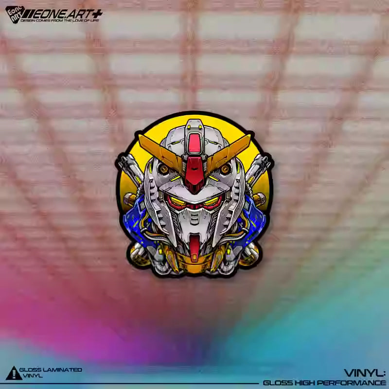 Stickers Reflective Mecha Waterproof Car & Glass Sticker STI0010