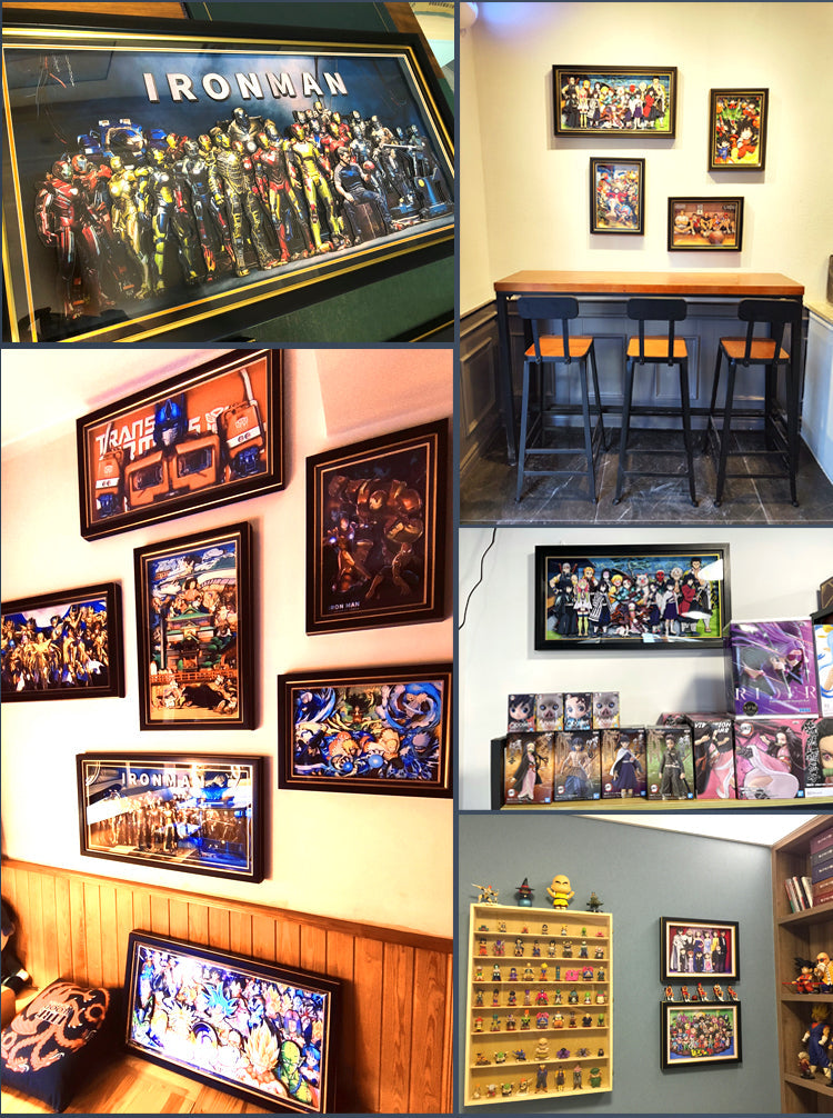 Framed Arts Handmade 3D Decor Paper Art Gn-001 Exia Gundam Picture Frames