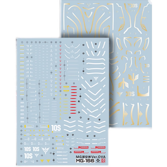 EVO - E-MG166 MG OVA Sinanju(Gilding+UV) Evolution Studio Decals