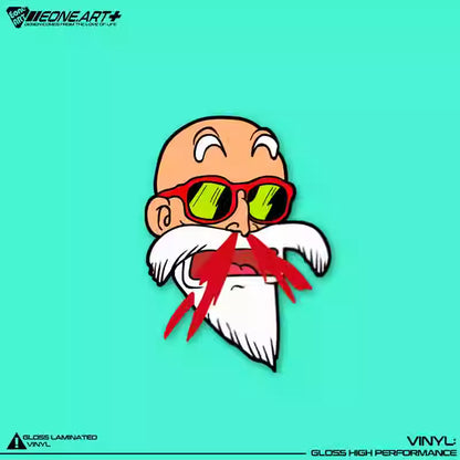 EONE Stickers Reflective Anime Waterproof Car & Glass Sticker STI0046