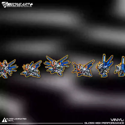 EONE Stickers Reflective Mecha Waterproof Car & Glass Sticker STI0076