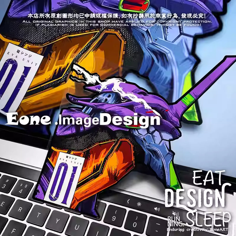 Stickers Reflective Mecha Waterproof Car & Glass Sticker STI0080