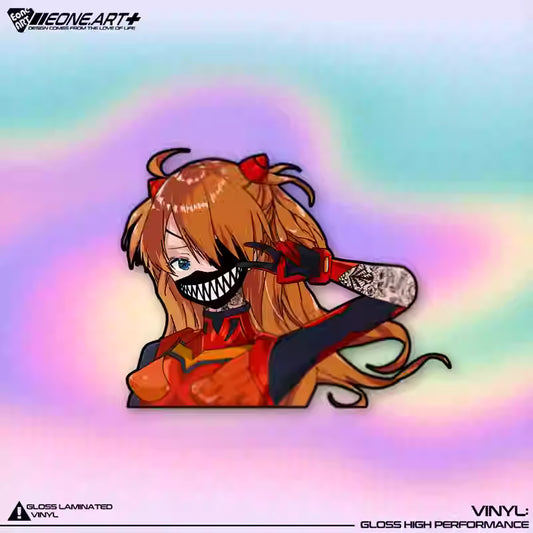 Stickers Reflective Mecha Waterproof Car & Glass Sticker STI0037