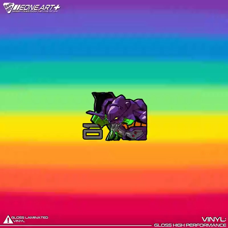 Stickers Reflective Mecha Waterproof Car & Glass Sticker STI0038