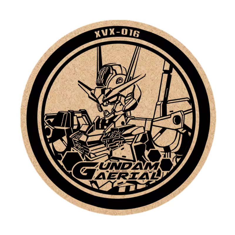 Comic Tale Mecha Design Cork Coaster